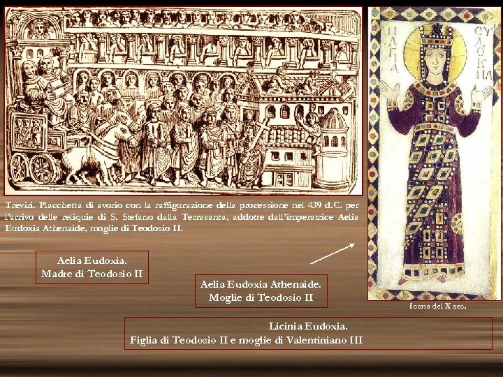 Treviri. Placchetta di avorio con la raffigurazione della processione nel 439 d. C. per