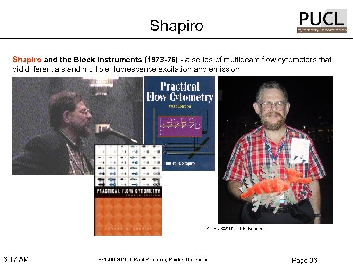 Shapiro and the Block instruments (1973 -76) - a series of multibeam flow cytometers