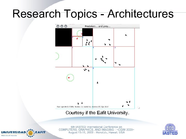 Research Topics - Architectures Courtesy if the Eafit University. 