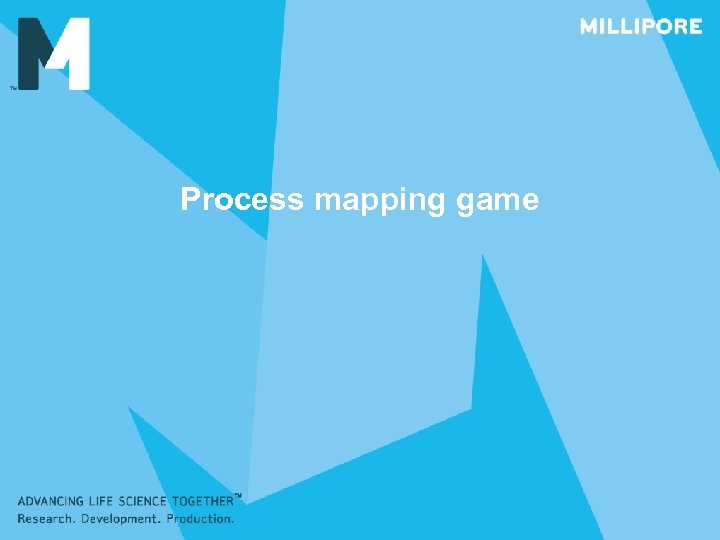 Process mapping game 
