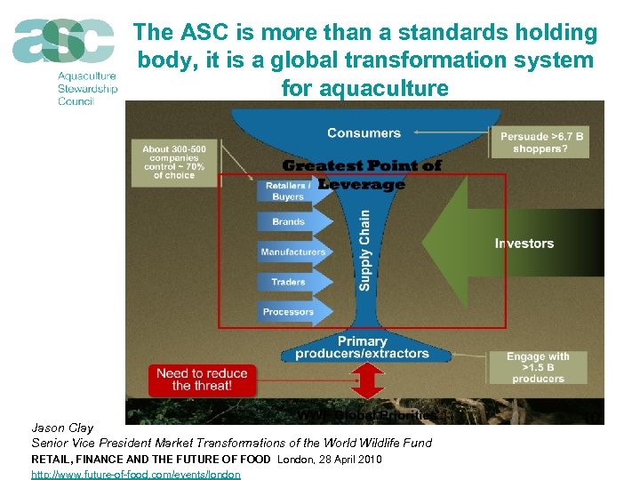 The ASC is more than a standards holding body, it is a global transformation