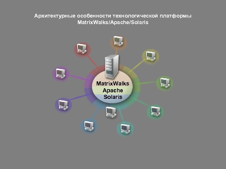 Архитектурные особенности технологической платформы Matrix. Walks/Apache/Solaris Matrix. Walks Apache Solaris 