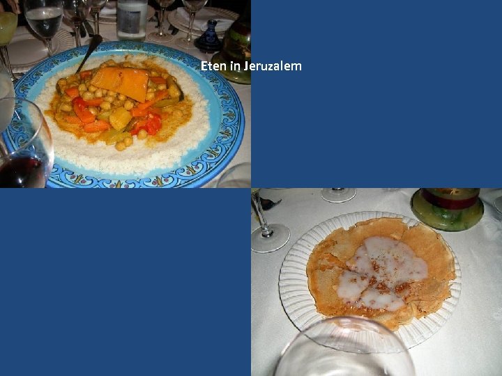 Eten in Jeruzalem 