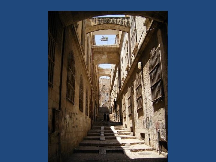 Straatjes in Jeruzalem 