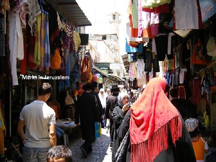 Markt in Jeruzalem 