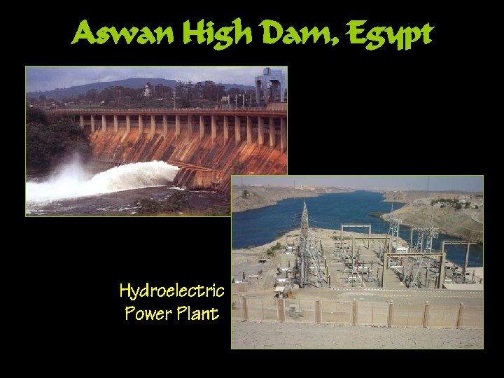 Aswan High Dam, Egypt Hydroelectric Power Plant 