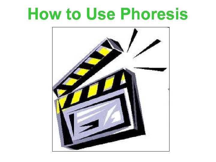 How to Use Phoresis 