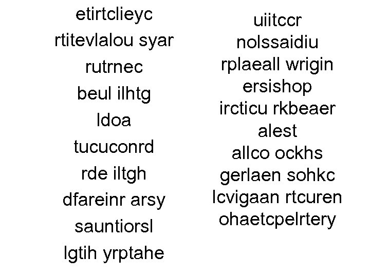 etirtclieyc rtitevlalou syar rutrnec beul ilhtg ldoa tucuconrd rde iltgh dfareinr arsy sauntiorsl lgtih