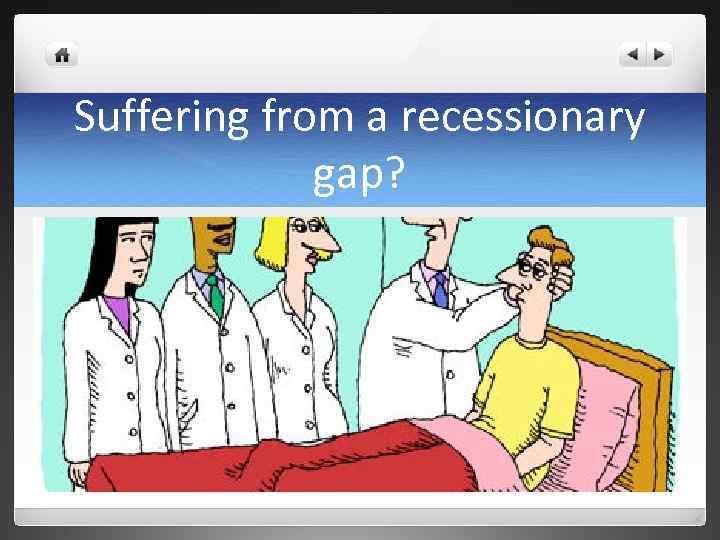 Suffering from a recessionary gap? 