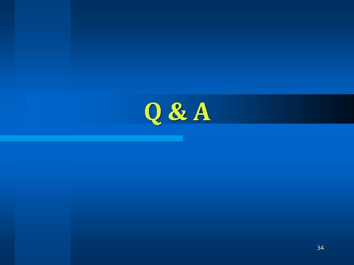 Q&A 34 