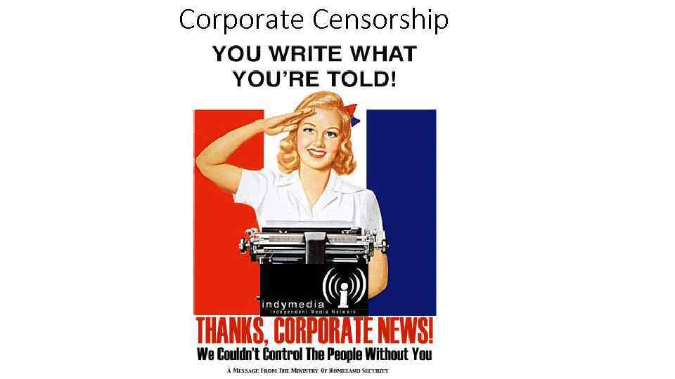 Corporate Censorship 