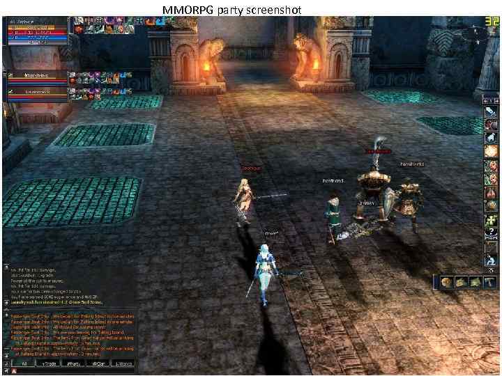 MMORPG party screenshot 