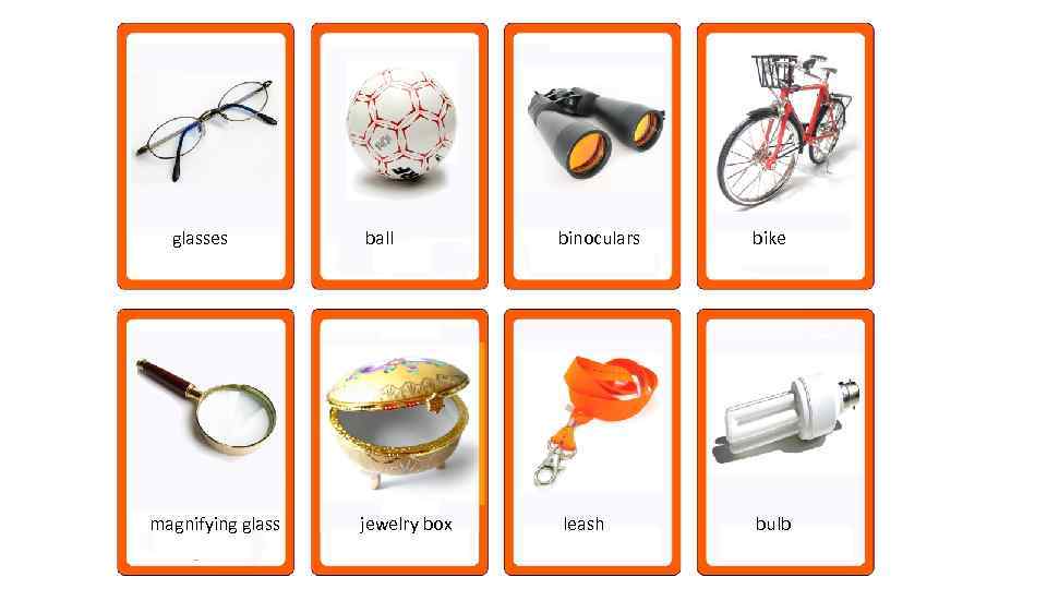  glasses ball binoculars bike magnifying glass jewelry box leash bulb 