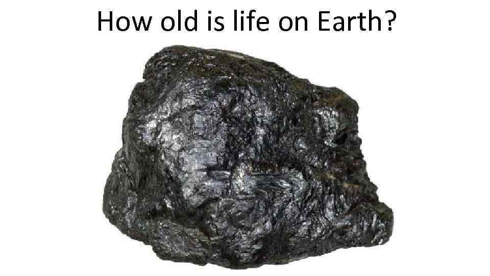 How old is life on Earth? 