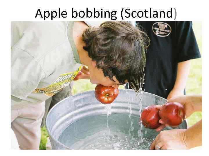 Apple bobbing (Scotland) 