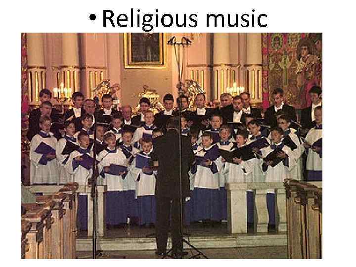  • Religious music 