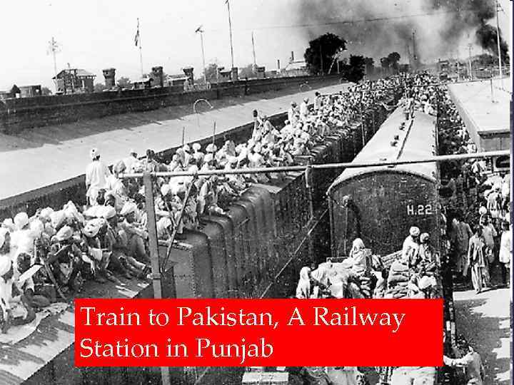 Train to Pakistan, A Railway Station in Punjab 