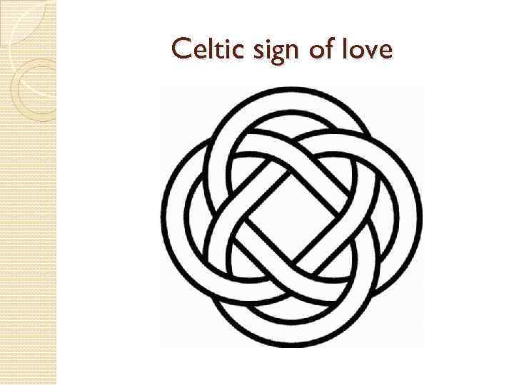 Celtic sign of love 