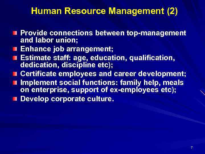 Human Resources and Labor Productivity 1 Human Resources