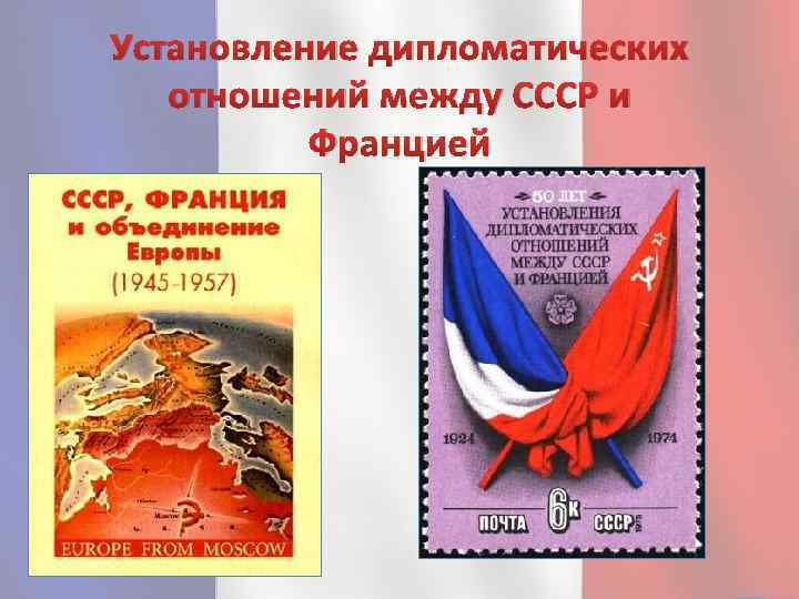 Установление дипломатических отношений между СССР и Францией 
