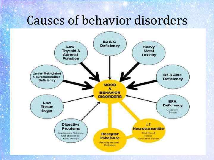Causes of behavior disorders 
