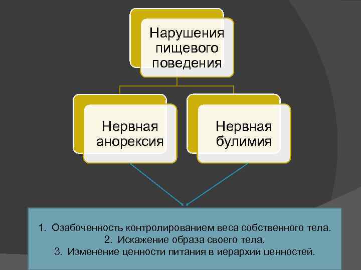 Невротическая булимия схема нарушения пищевого поведения