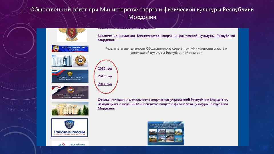 Общественный совет при Министерстве спорта и физической культуры Республики Мордовия 