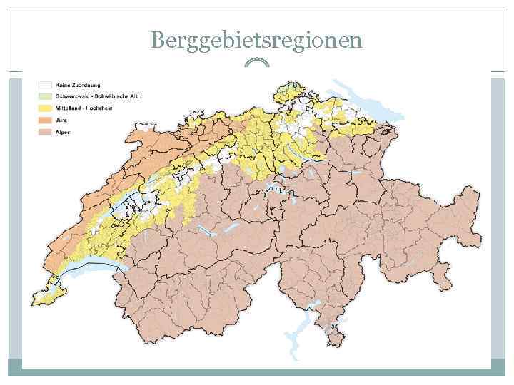 Berggebietsregionen 