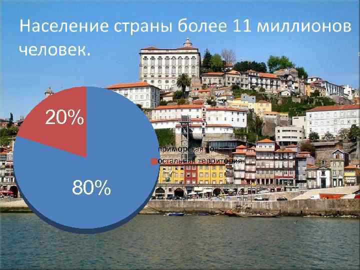 20% приморская зона остальная территория 80% 