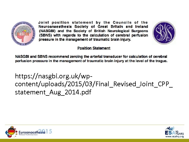 https: //nasgbi. org. uk/wpcontent/uploads/2015/03/Final_Revised_Joint_CPP_ statement_Aug_2014. pdf www. esahq. org 