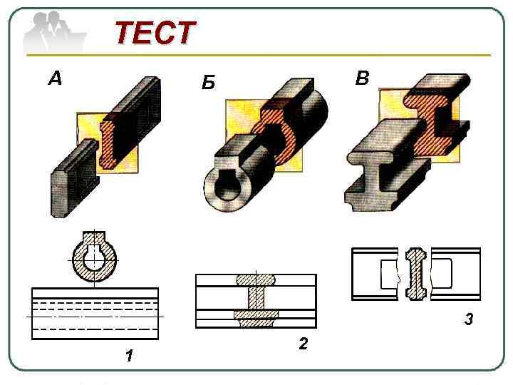 ТЕСТ А В Б 3 1 2 