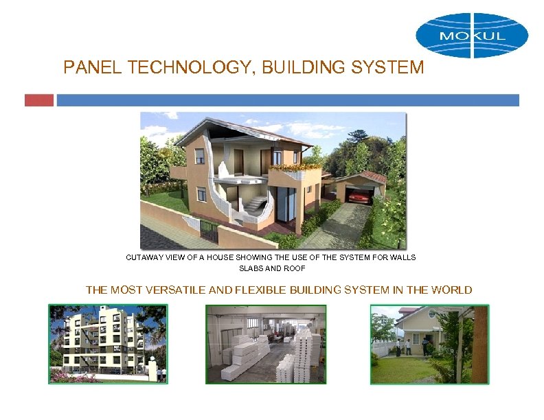 PANEL TECHNOLOGY, BUILDING SYSTEM CUTAWAY VIEW OF A HOUSE SHOWING THE USE OF THE