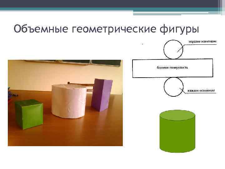 Объемные геометрические фигуры 