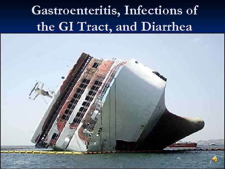 Gastroenteritis, Infections of the GI Tract, and Diarrhea 2/8/2018 1 