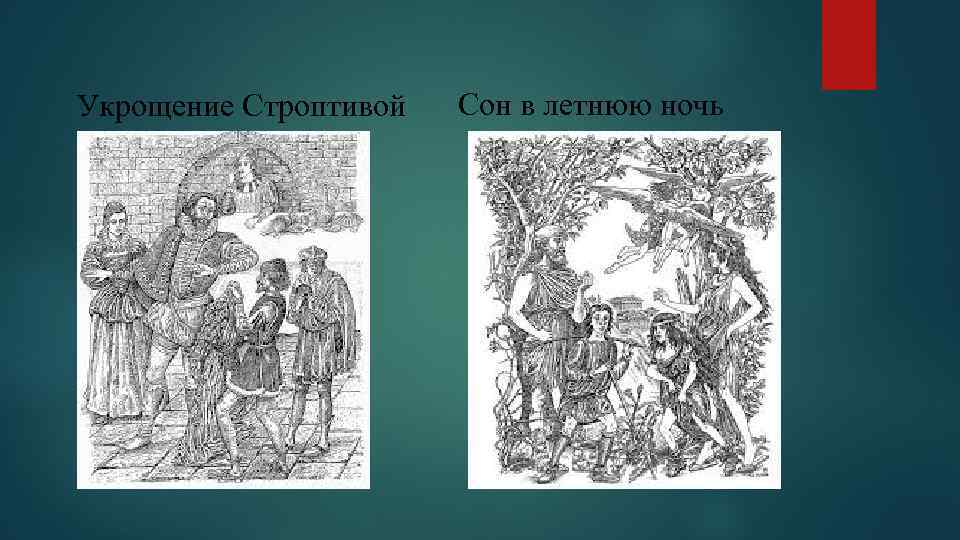 Укрощение Строптивой Сон в летнюю ночь 