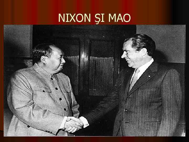 NIXON ŞI MAO 