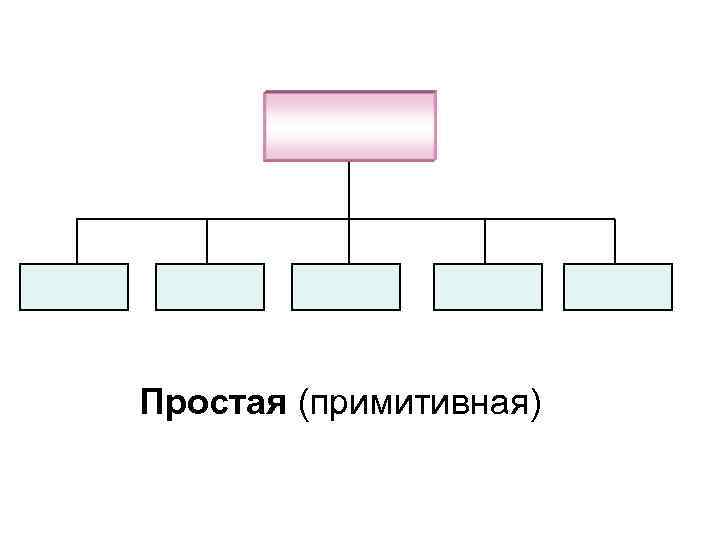 Простая (примитивная) 