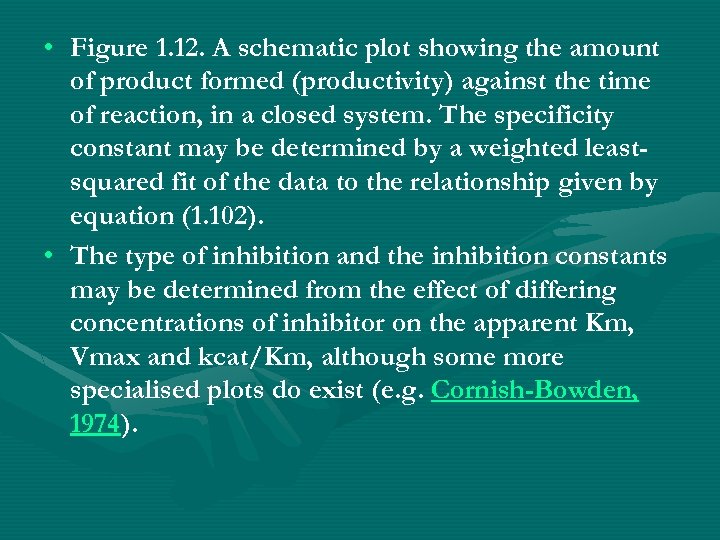  • Figure 1. 12. A schematic plot showing the amount of product formed