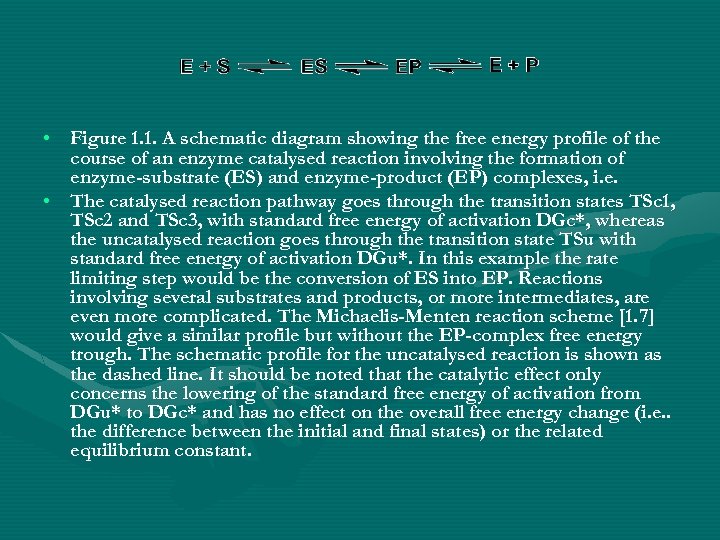  • Figure 1. 1. A schematic diagram showing the free energy profile of