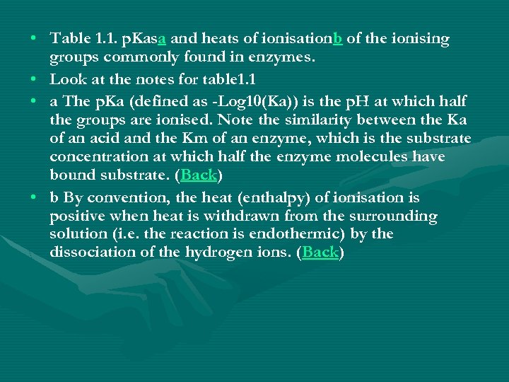 • Table 1. 1. p. Kasa and heats of ionisationb of the ionising