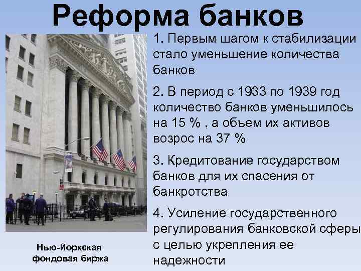 Реформы сша