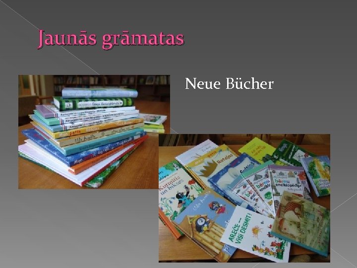 Jaunās grāmatas Neue Bücher 