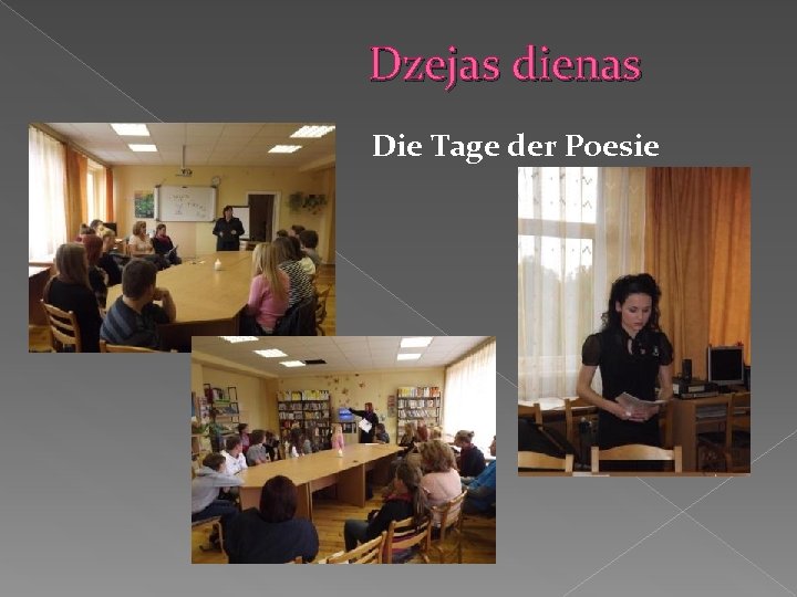 Dzejas dienas Die Tage der Poesie 