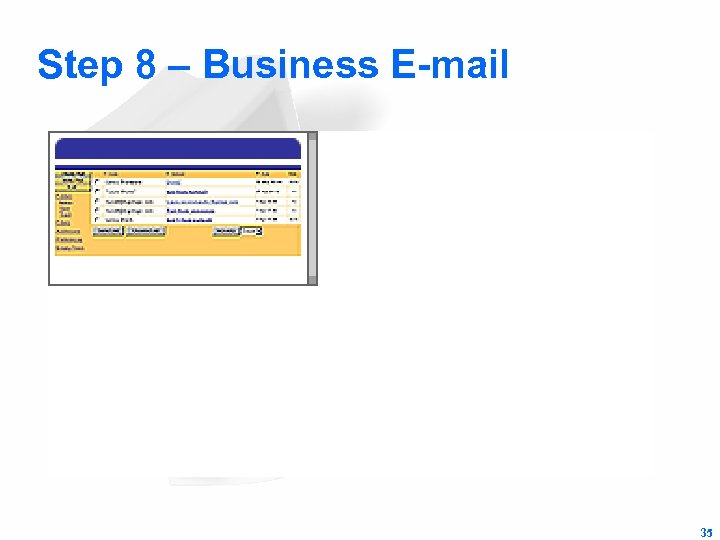 Step 8 – Business E-mail 35 