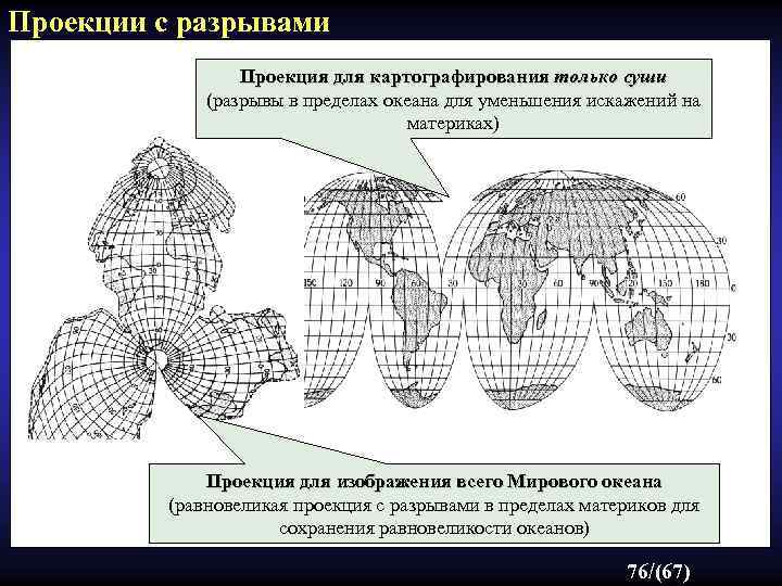 На какой проекции скорее всего