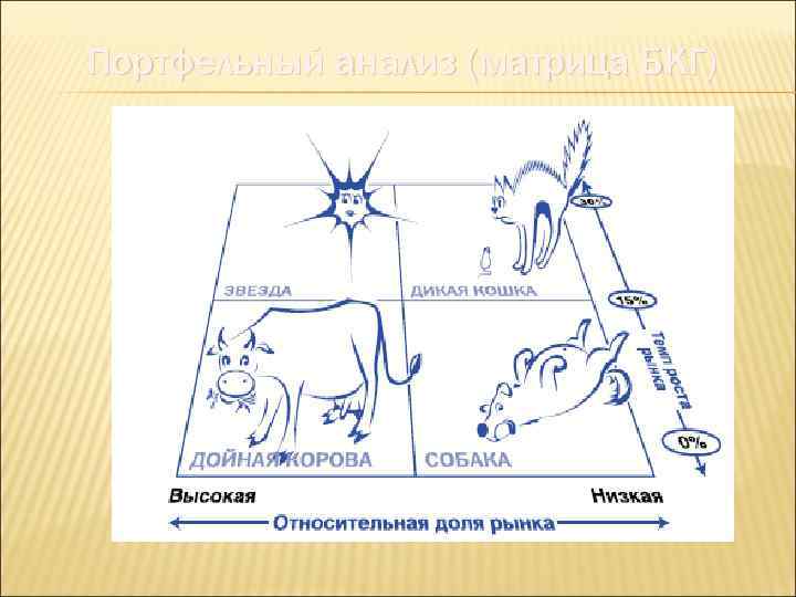 Портфельный анализ (матрица БКГ) 