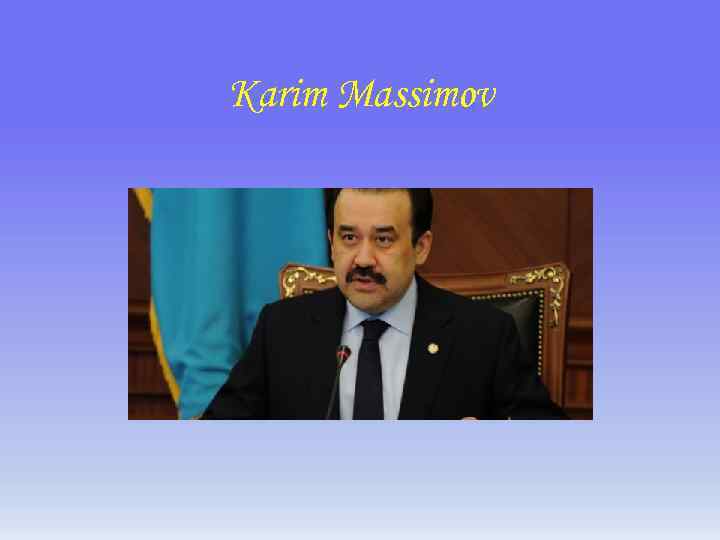 Karim Massimov 