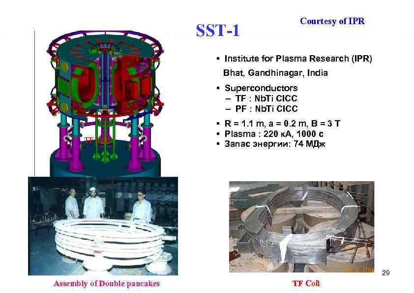 Courtesy of IPR SST-1 § Institute for Plasma Research (IPR) Bhat, Gandhinagar, India §