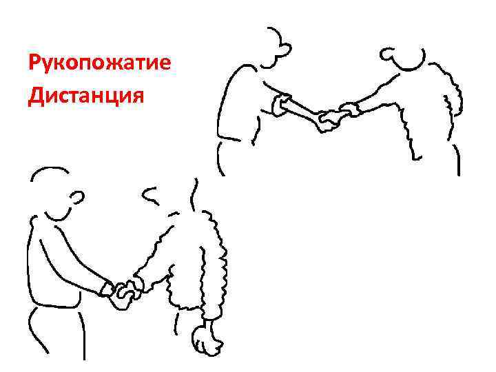 Рукопожатие Дистанция 