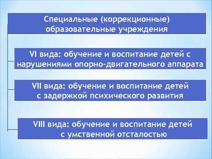 Специальные (коррекционные) образовательные учреждения VI вида: обучение и воспитание детей с нарушениями опорно-двигательного аппарата